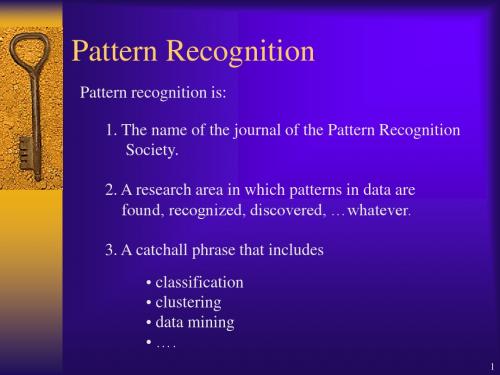 PatternRecognition