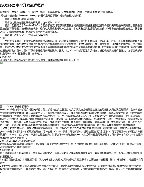 ISO26262 电控开发流程概述