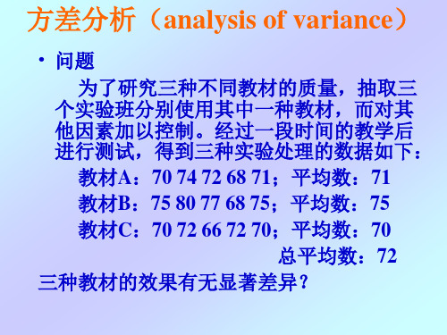 心理统计学201010F检验