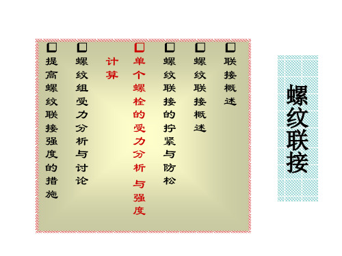 第九章 机械设计之连接件