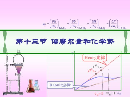 2.13偏摩尔量和化学势讲解