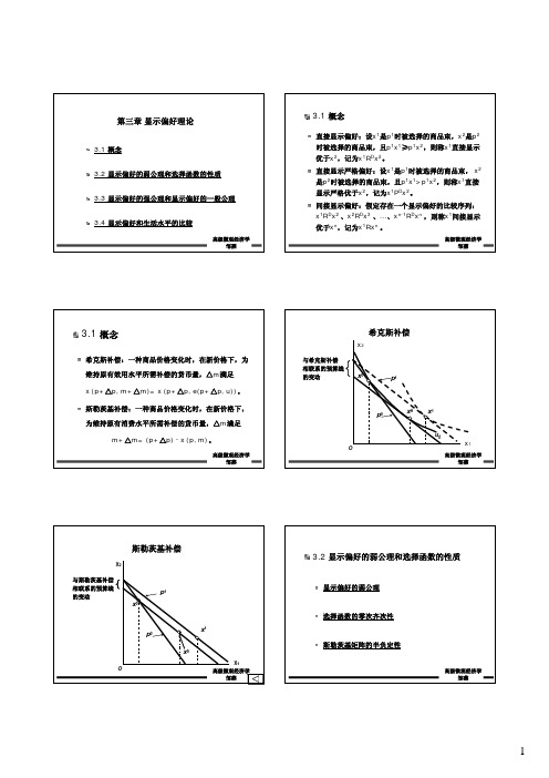 显示偏好理论