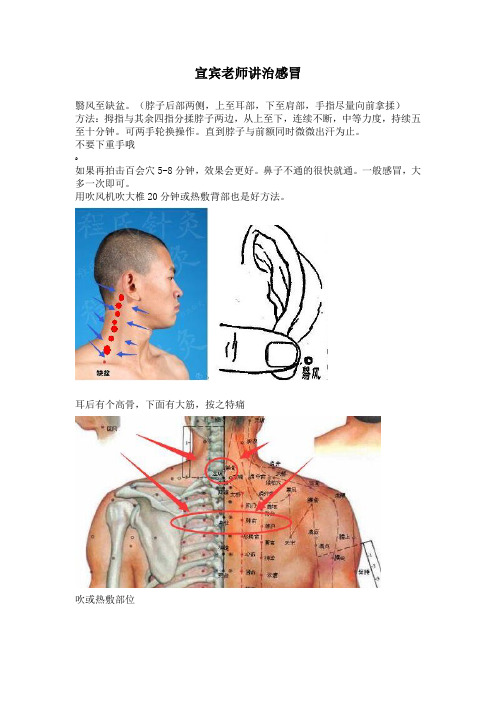 宣宾老师讲治感冒及尺泽穴