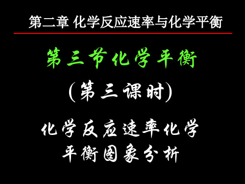 第三课时化学反应速率与化学平衡图象