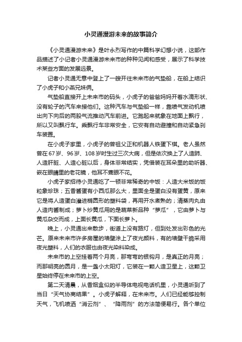 小灵通漫游未来的故事简介