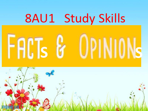 最新牛津译林版八年级英语下册课件：Unit1Study skills