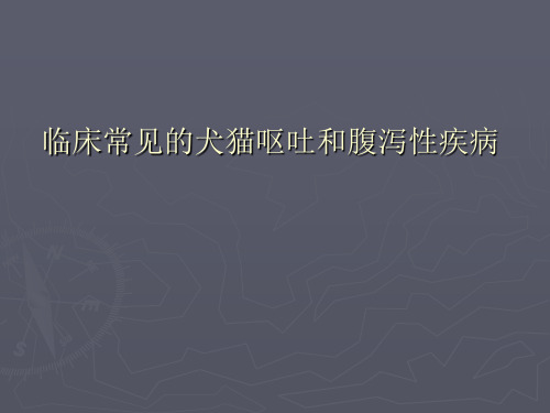 犬猫疾病学：12临床常见的犬猫呕吐和腹泻性疾病