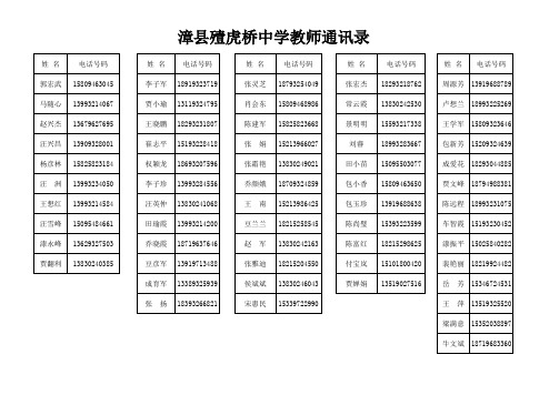 通讯录