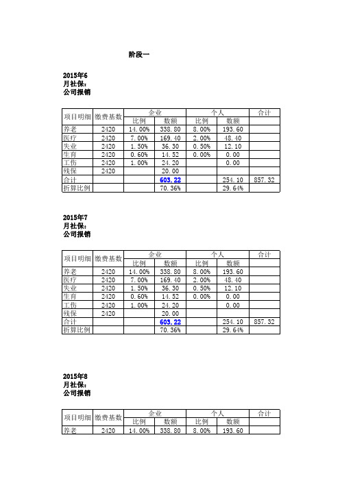 社保计算器