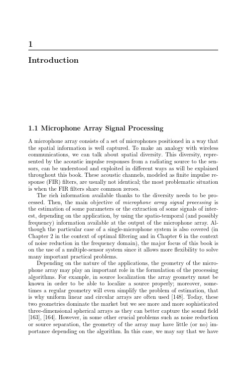 MicrophoneArraySignalProcessing--1_Introduction