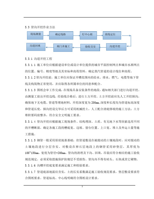 钢套钢管道施工方案