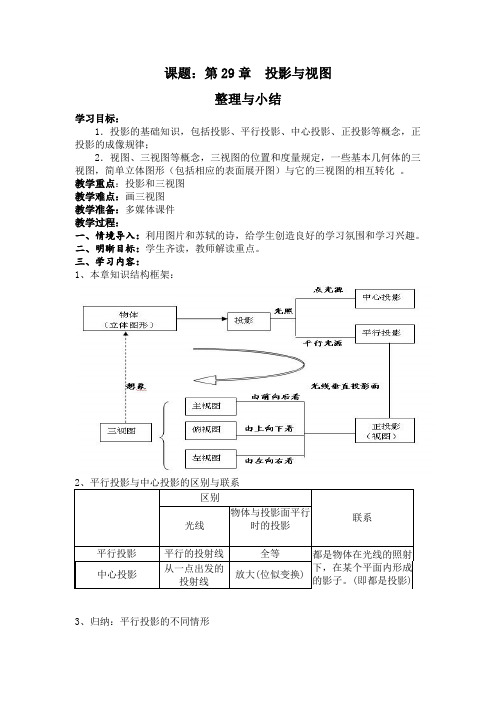 新人教版九年级数学下册《二十九章 投影与视图 复习题29》教案_18