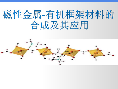 磁性金属-有机框架材料的合成及其应用