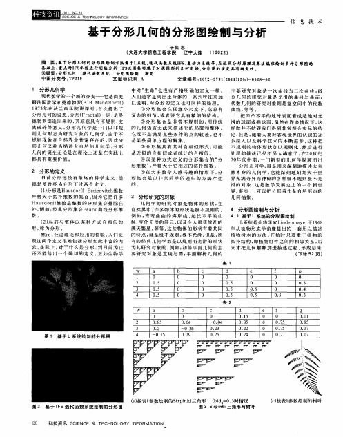 基于分形几何的分形图绘制与分析