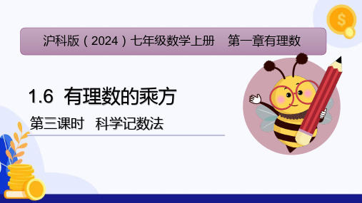 1.6 有理数的乘方(第3课时 科学记数法)(同步课件)七年级数学上册(沪科版2024)