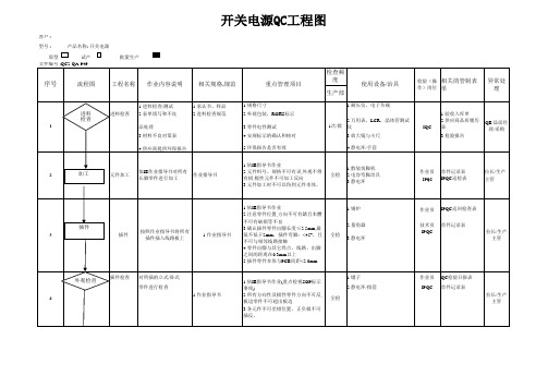 开关电源QC工程图