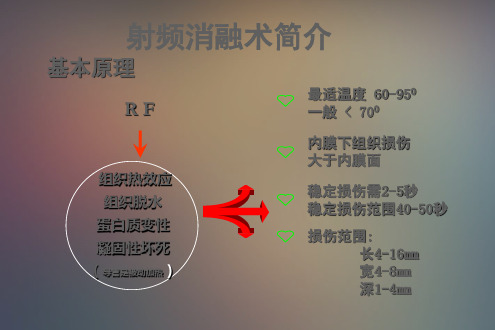 射频消融治疗快速性心律失常ppt课件