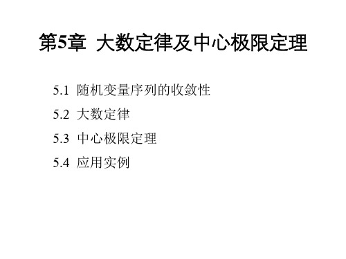 ch5大数定律及中心极限定理[24页]