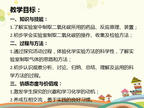 初中化学人教九年级上册第六单元碳和碳的氧化物-二氧化碳制取的研究 