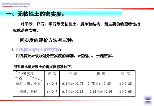 第5讲  土的物理特征指标