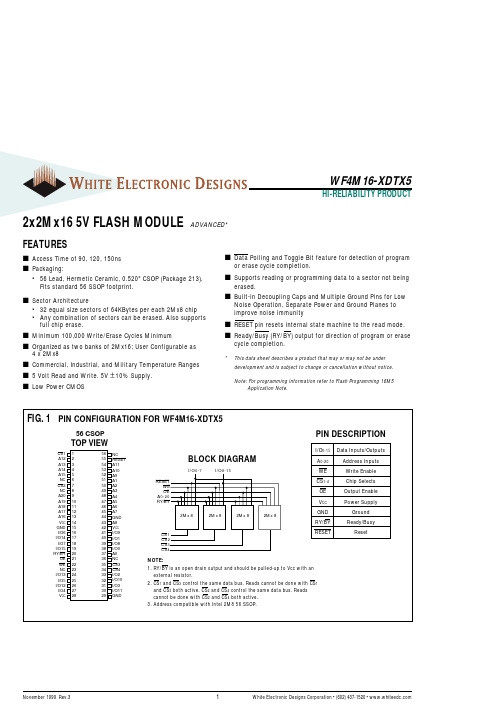 WF4M16-150DTM5A中文资料