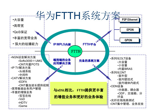 华为三网合一的FTTH解决方案