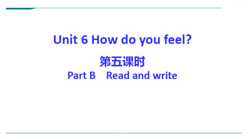 人教版PEP英语六年级上册Unit6BReadandwrite-课件