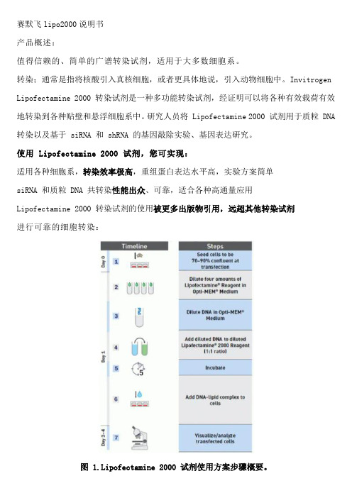 赛默飞lipo2000说明书