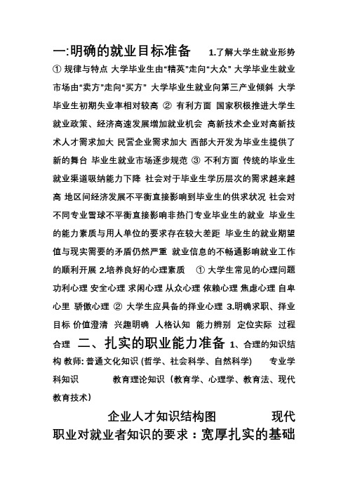 大学生就业与创业文档