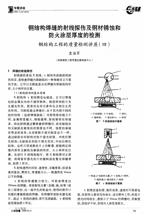 2防火涂层厚度的检测钢结构工程的质量检测讲座四