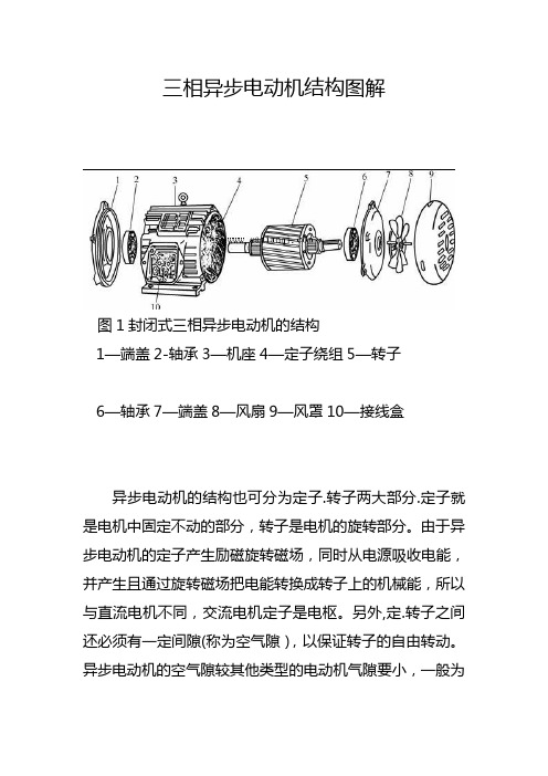 三相异步电动机结构图解