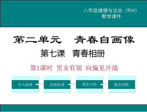 部编人民版八年级道德与法治上册第七课青春相册ppt公开课优质教学课件