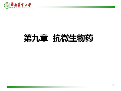 9章抗微生物药