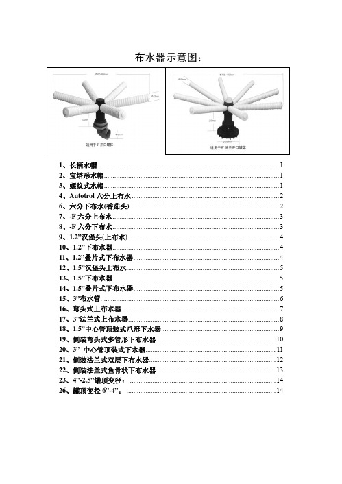 布水器图册全集