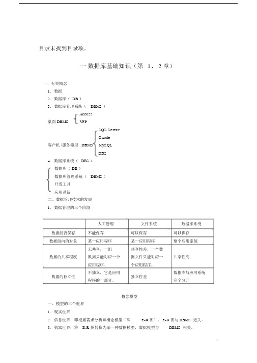 《数据库原理》知识点总结吐血推荐.docx