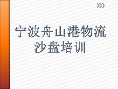 沙盘演示