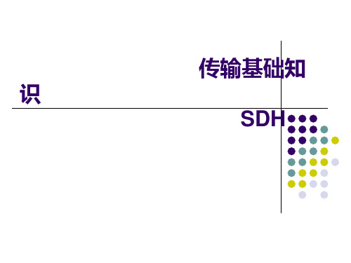 传输基础知识(SDH)PPT课件