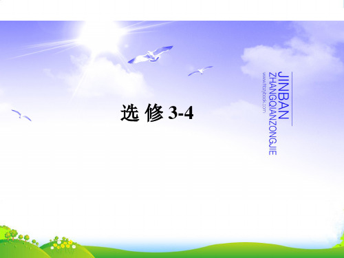 高考物理一轮复习基础知识梳理 光学 电磁波 相对论1课件