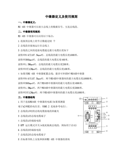 RS 485 中继器