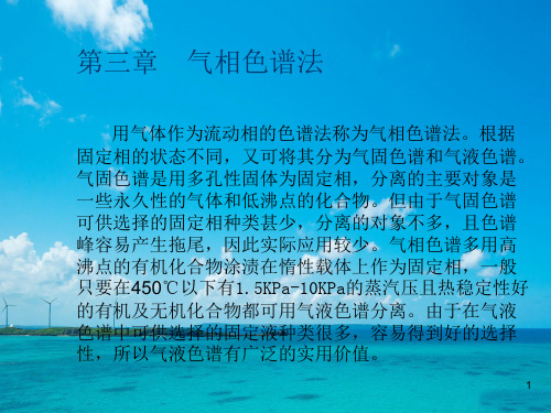 气相色谱法PPT教学课件(1)