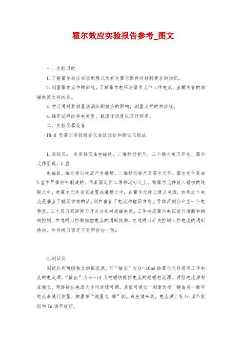 霍尔效应实验报告参考_图文