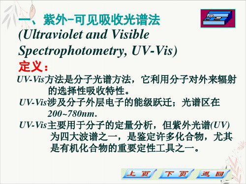 紫外可见分光光法PPT.