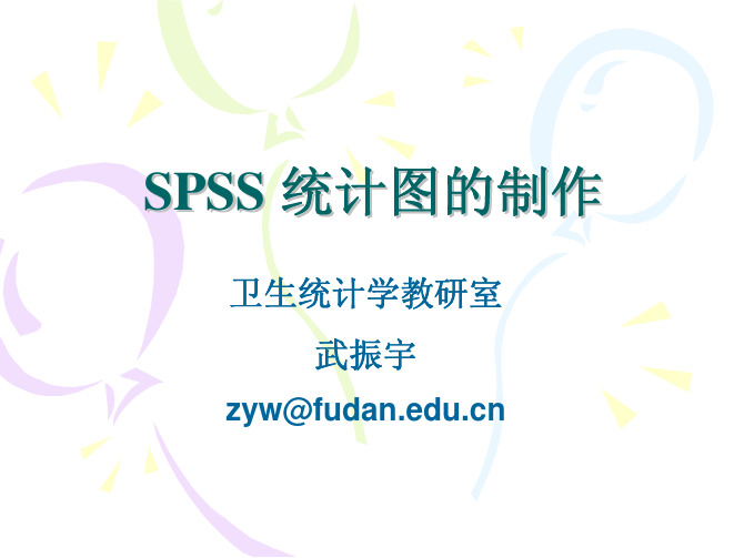 SPSS统计图的制作