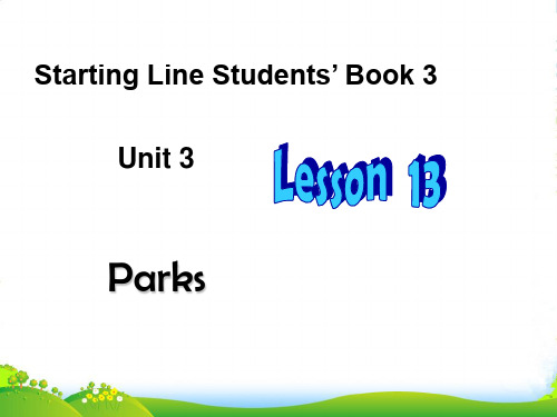 (人教新起点)二年级英语上册课件 Unit 3 lesson 13