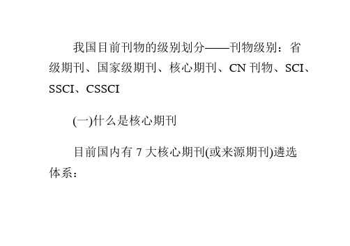 如何查询刊物的级别