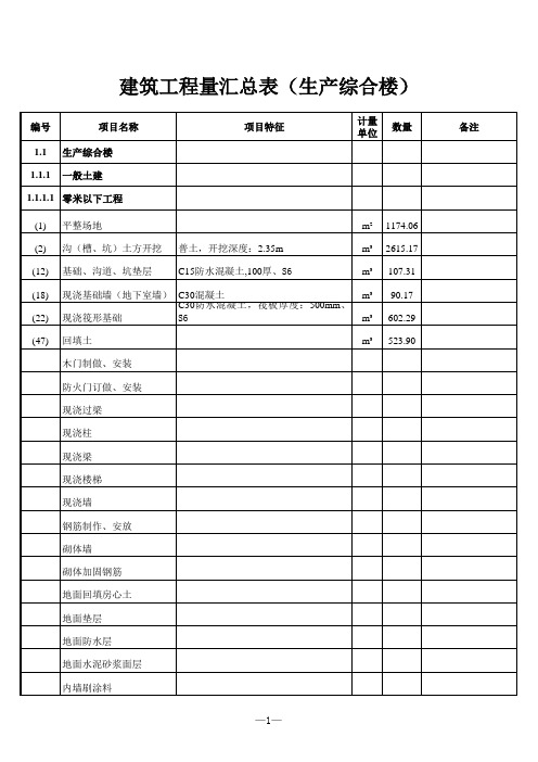 最新版220kV设计工程量计算书-含公式