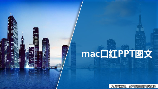 mac口红PPT图文