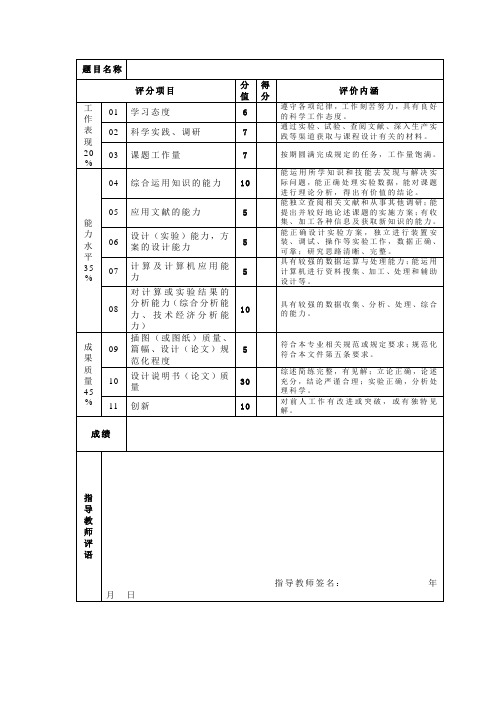 毕业设计悬梁式抽油机DOC