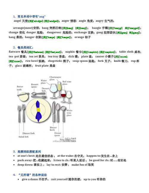 常见英文单词