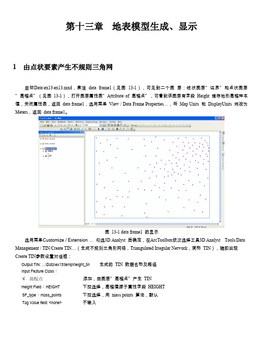 13 地表模型生成、显示